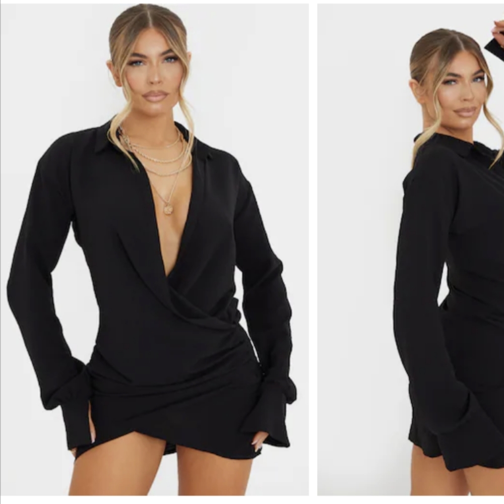 NWT. Sexy deep v dress